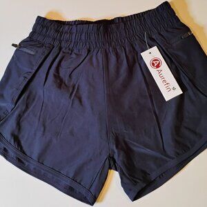 Athletic Shorts Girls 8/M Navy Blue